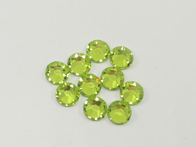 1 Gross 9ss LIMECICLE (maxima) FLATBACK PRECIOSA Rhinestones